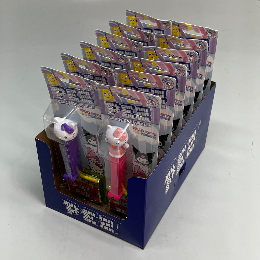 PEZ (12 PACK) Sanrio Hello Kitty Candy Dispenser Assortment W/ Refill BB 04/30