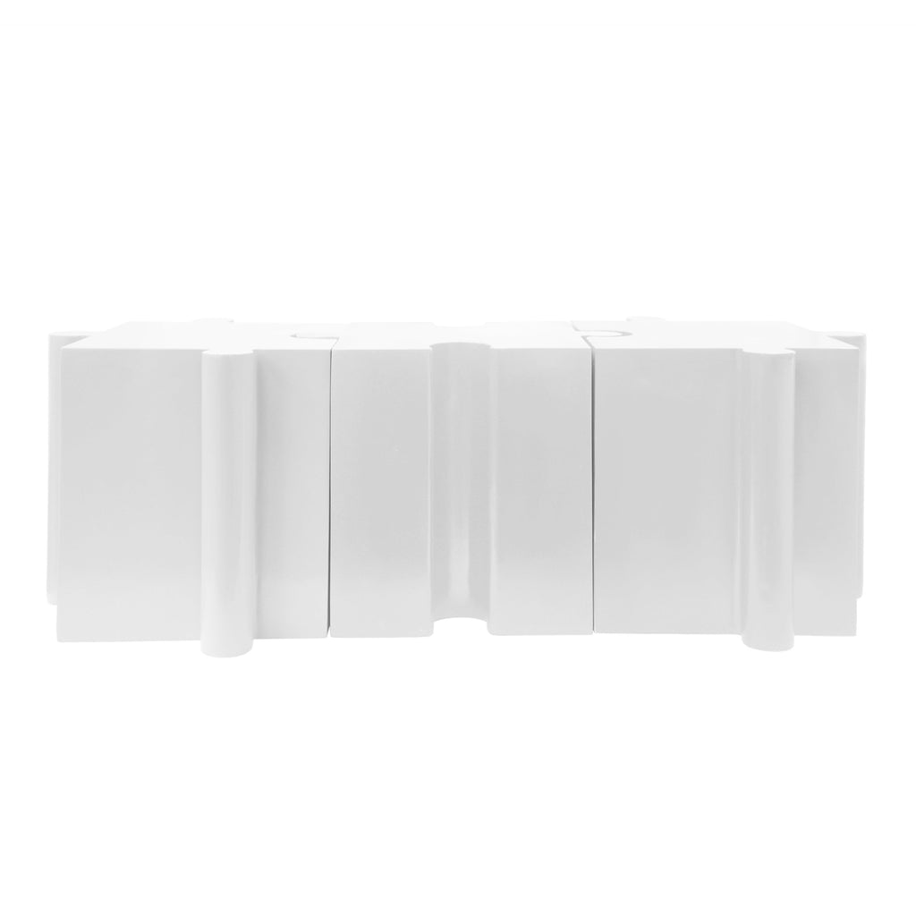 3-Piece Artistic Puzzle Table Set, Modular MGO Side Tables