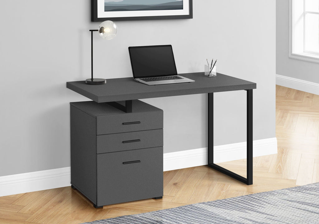 Computer Desk For Home Office, Left or Right Setup with Storage Drawers