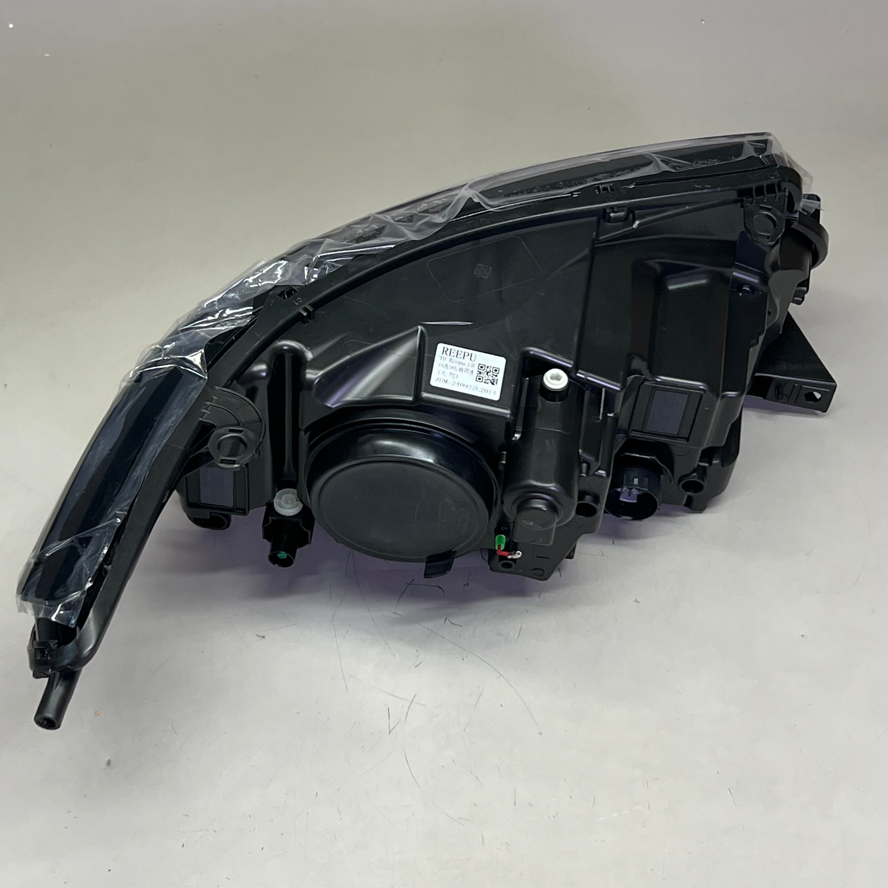 REEPU (2 Pcs) Car Headlights Sz 17" L x 10" H Black