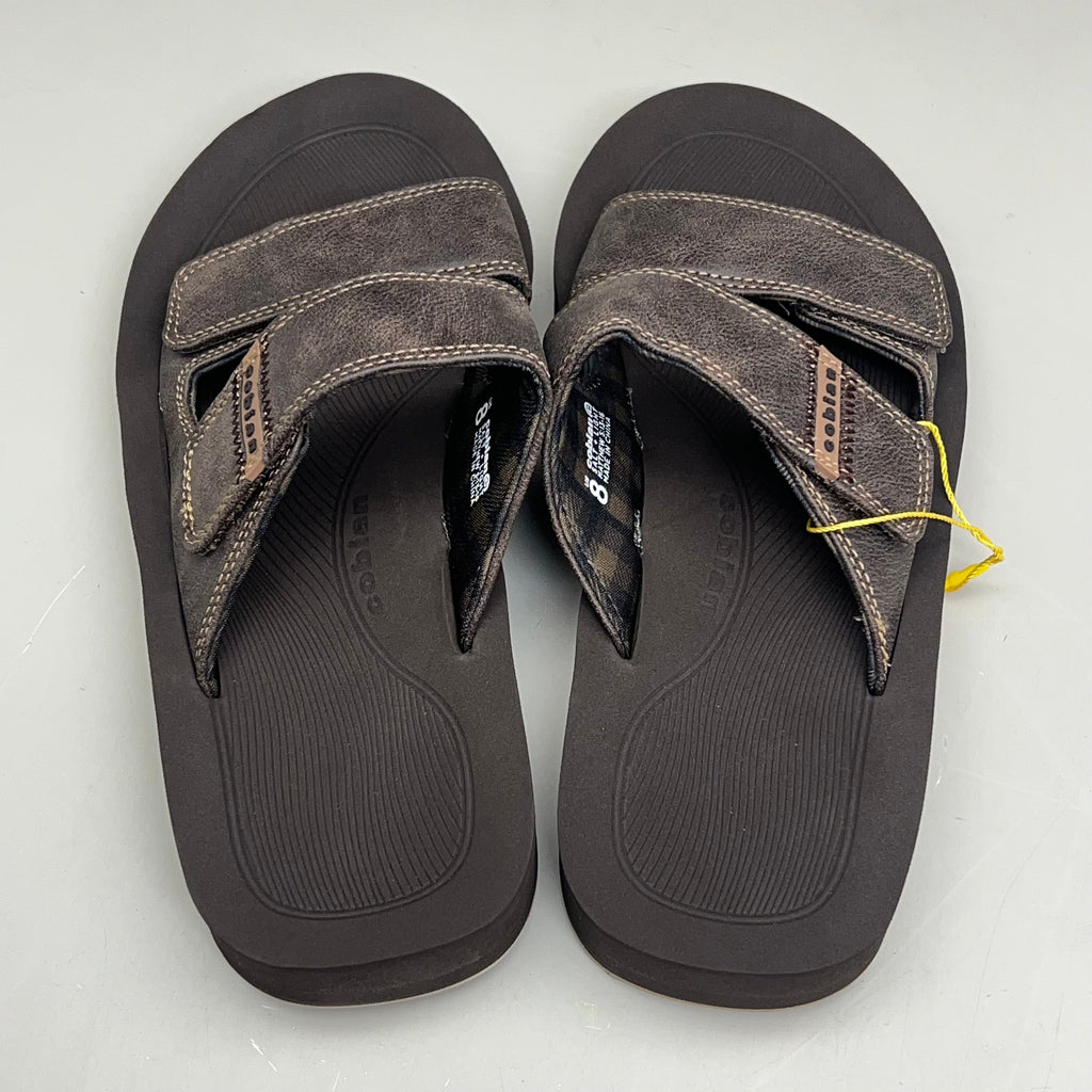 COBIAN Trestles Trek Slide EVA Top Sole Men's Sz 8 40 Eu Chocolate TTS24-201-8