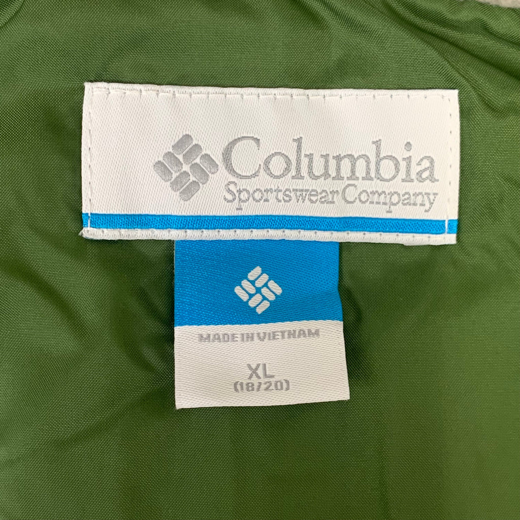 COLUMBIA Rain-Zilla Fleece Lined Jacket Unisex Youth Sz XL Black Canteen RB3418-008