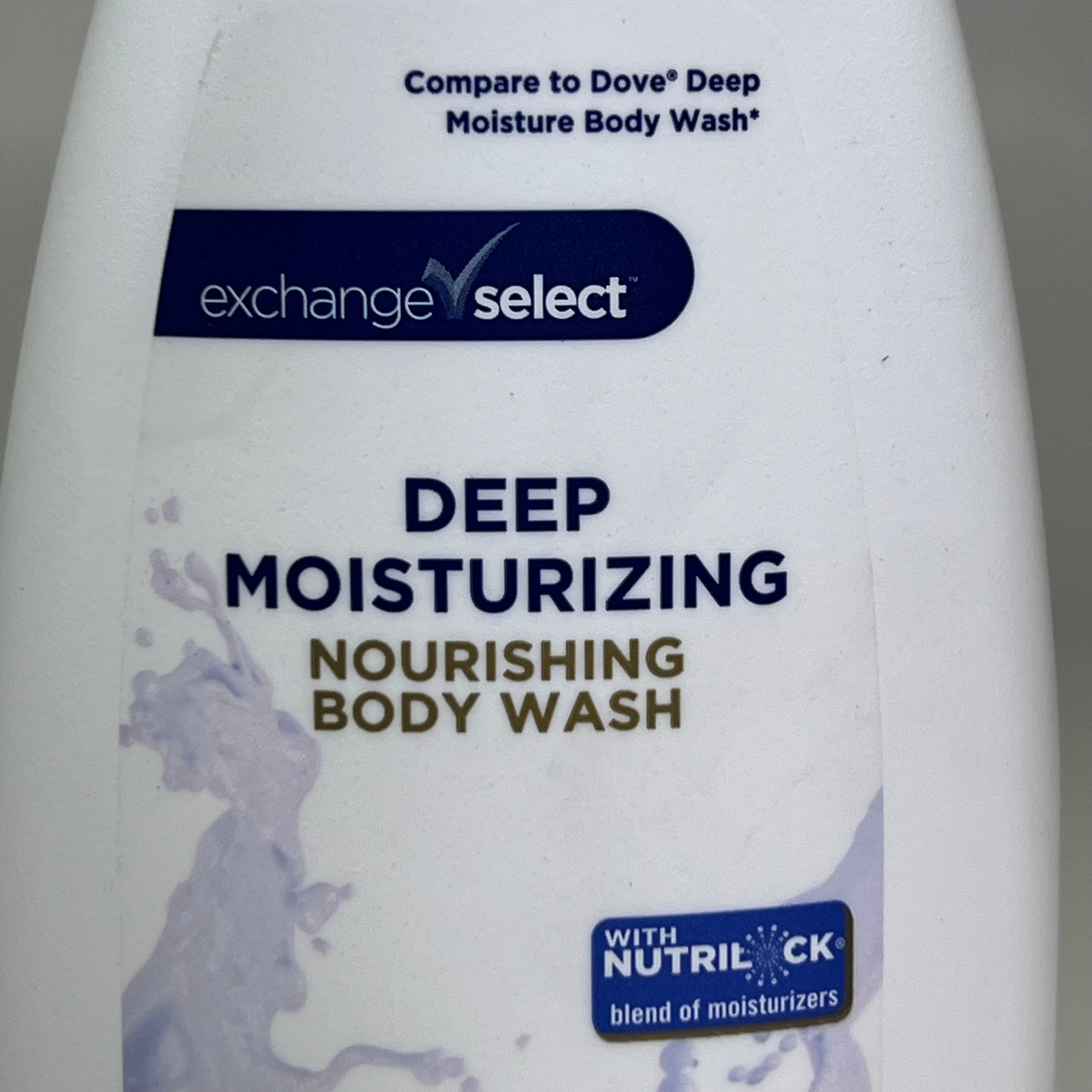 EXCHANGE SELECT (4 PACK) Deep Moisturizing Nourishing Body Wash 22 fl oz