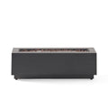 Modern Dark Grey 40' Outdoor Iron Propane Fire Pit