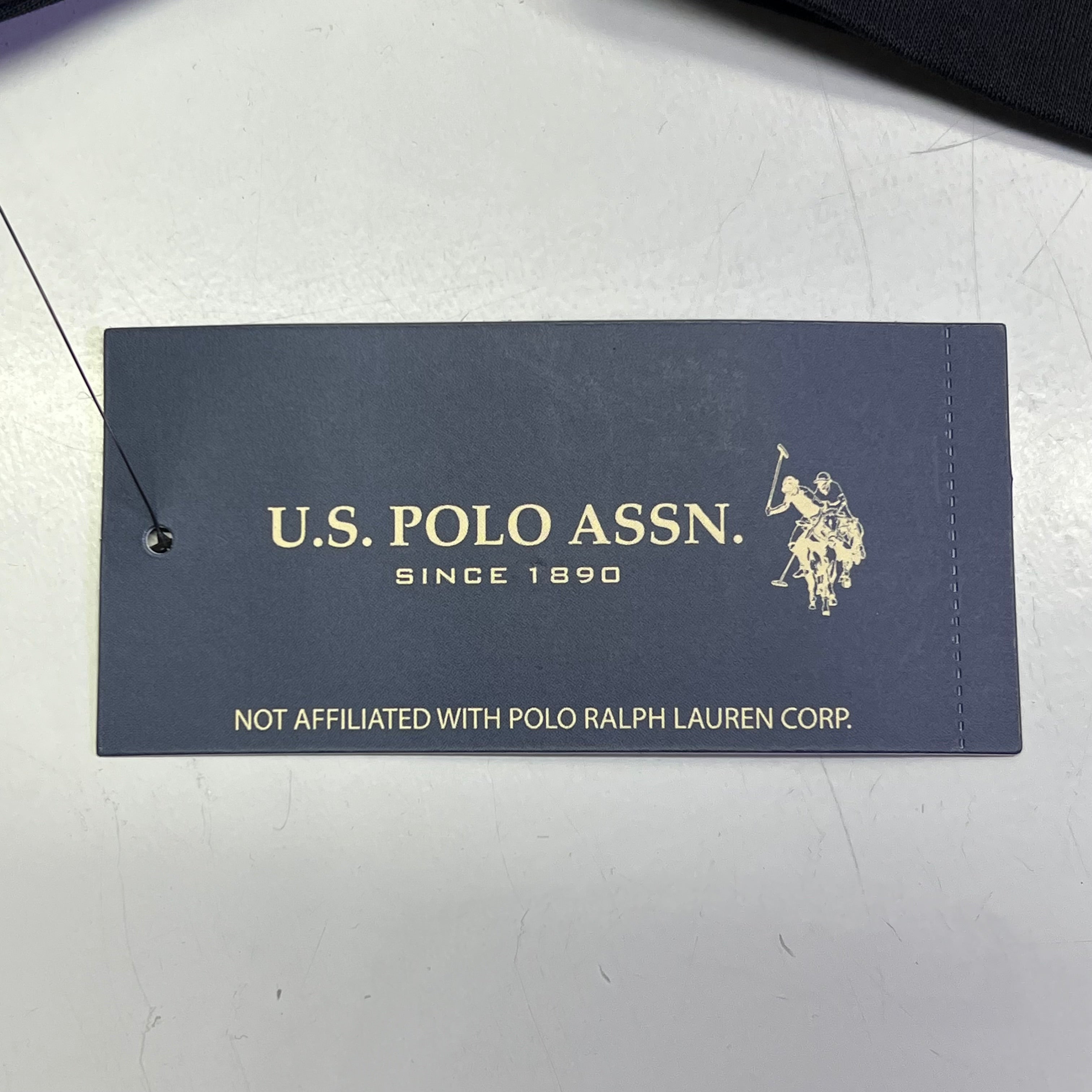 U.S. POLO Interlock Polo Shirt W/ Embroidered Logo Men's Sz XL Black 23000123