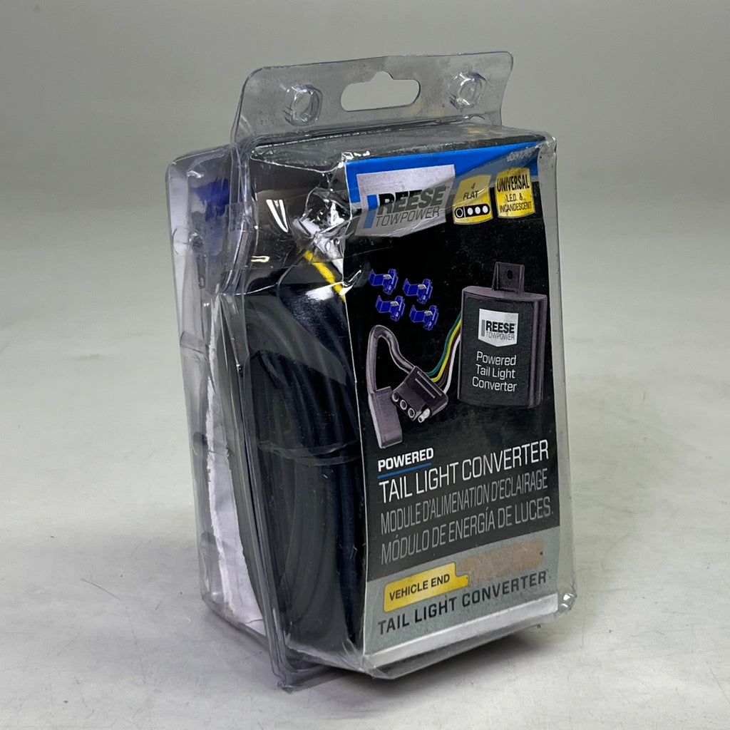 REESE TOWPOWER Powered Tail Light Converter Kit Sz 7" H x 3.5" W 4 Flat 8551200