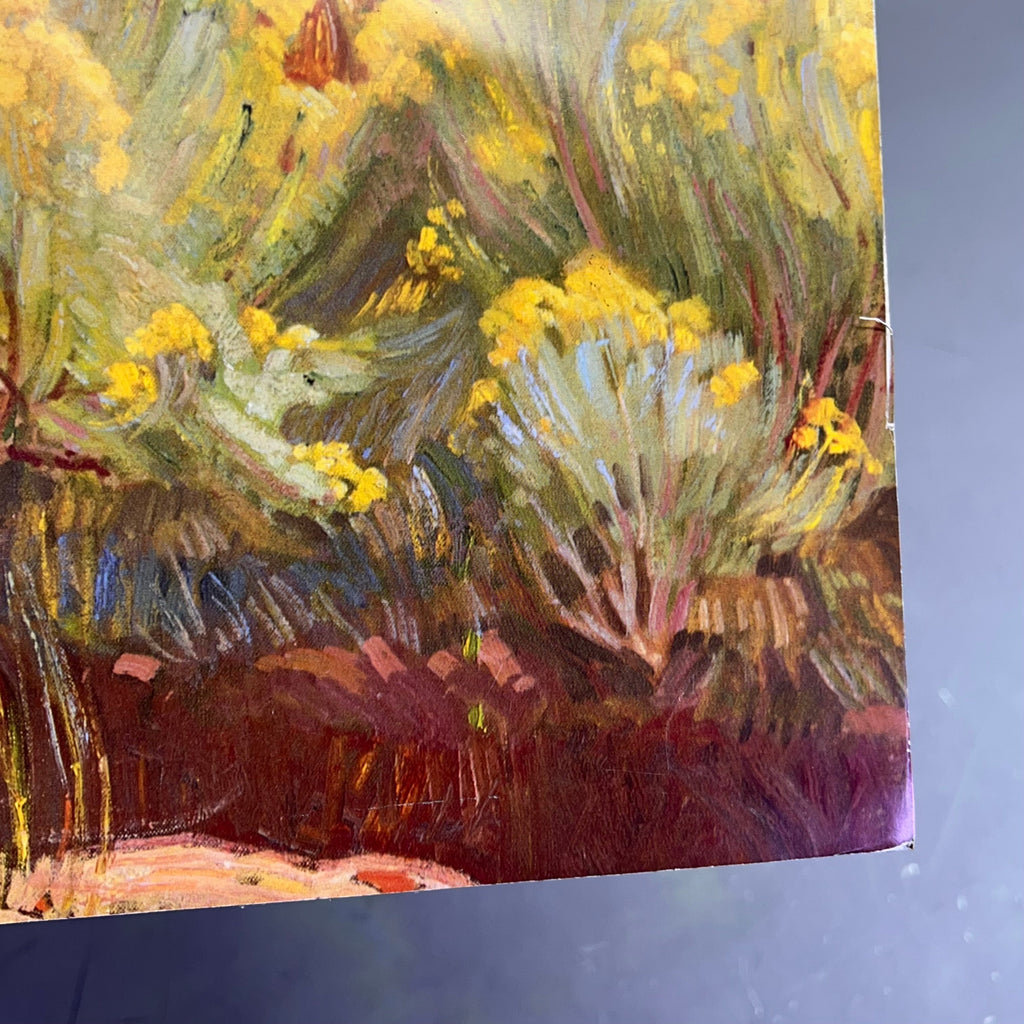 E. MARTIN HENNINGS Desert Land Painting On Foam Board 19"x15" (Like New)