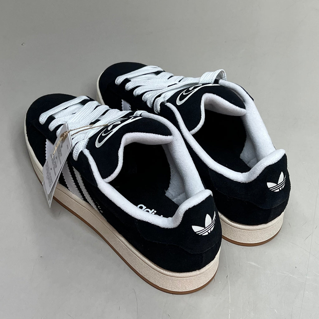 ADIDAS Campus 00s Fat Lace Sneaker Men's Sz 10 Core Black/Cloud White/Off White