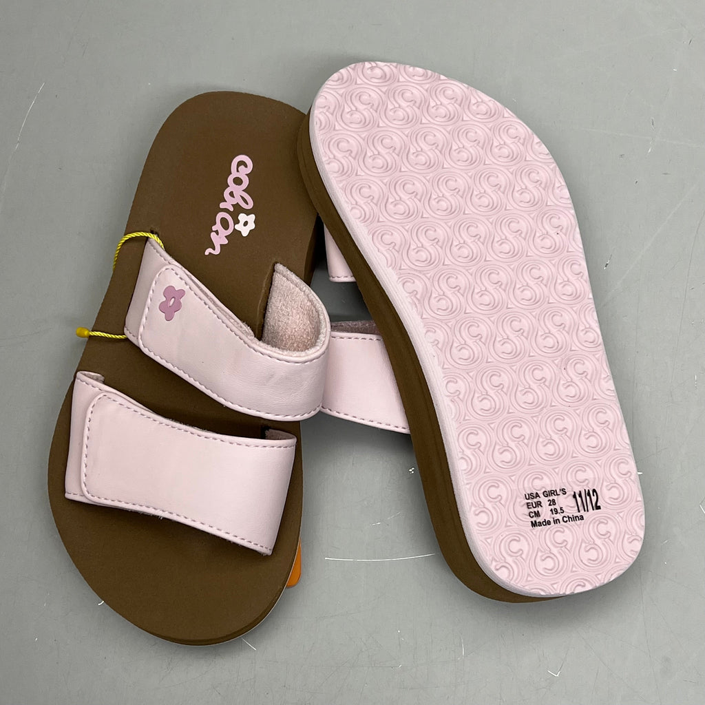 COBIAN Lil' Dana Strap Flower Sandals Kid's Sz 4/5 Pink LDA24-650-4/5