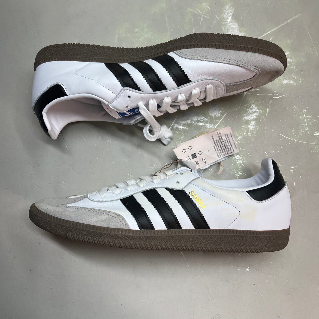 ZA@ ADIDAS Samba OG Sneaker Regular Fit Men's Sz 9 Black/White/Grey B75806 (As-is)