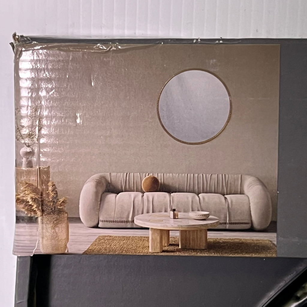 ATELIER Luxury Decorative Mirror Sz 31.5" x 31.5" Black (Distressed Box)