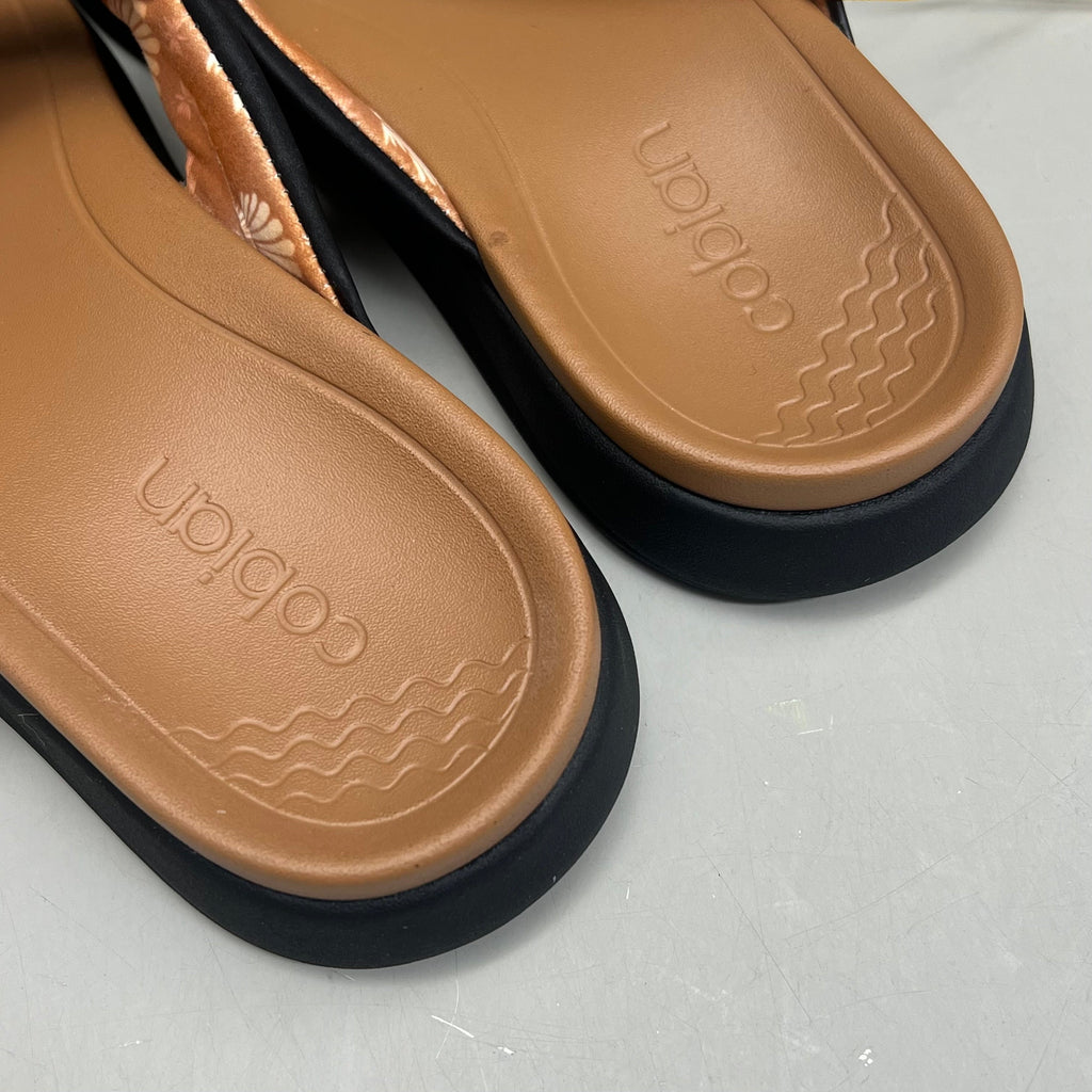 COBIAN Darby Synthetic Suede Strap Sandals Women's SZ 10, EU 41 Black DAR24-001-10