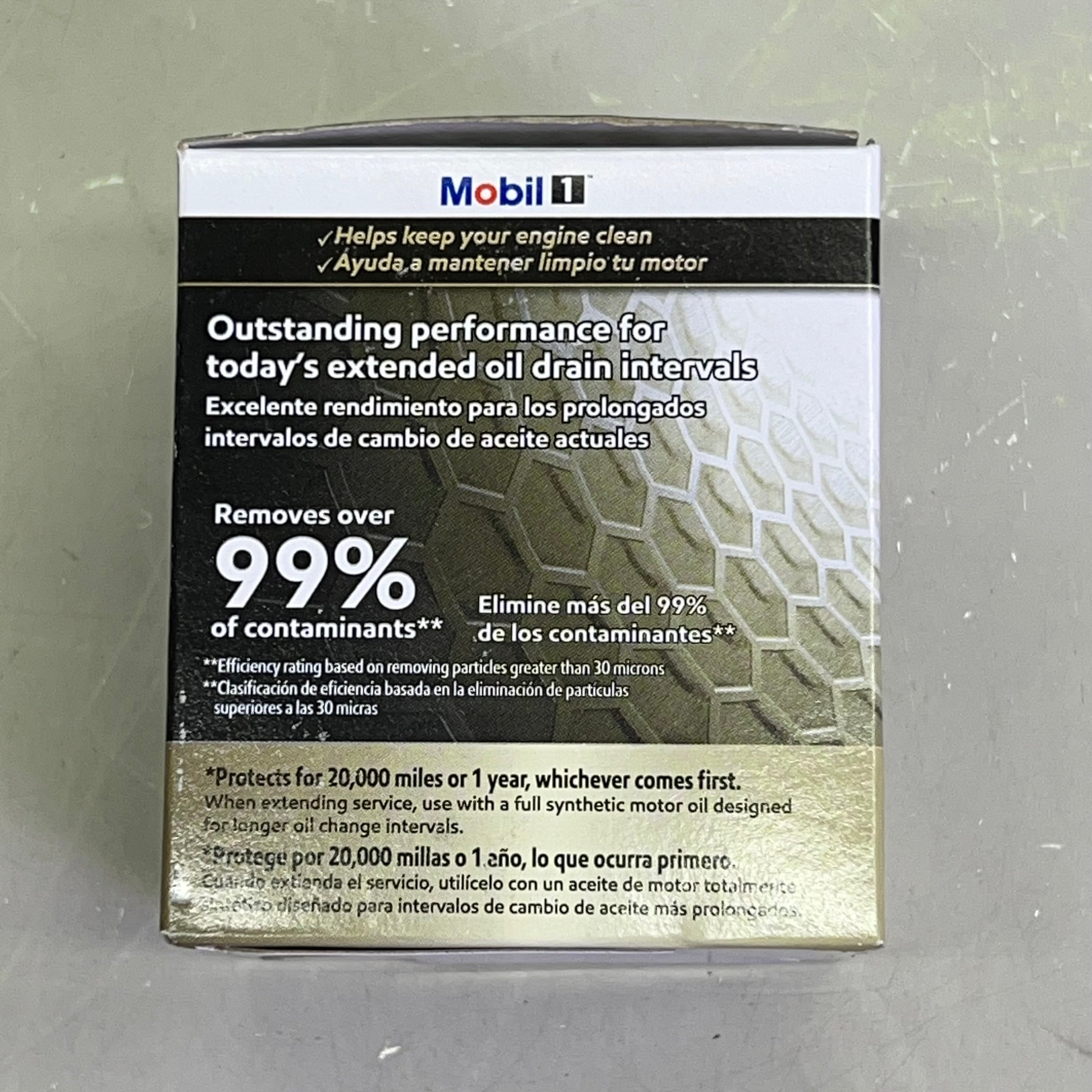 MOBIL 1 (3 PACK) Oil Filter Extended Performance Protects 20,000 Miles M1-107A