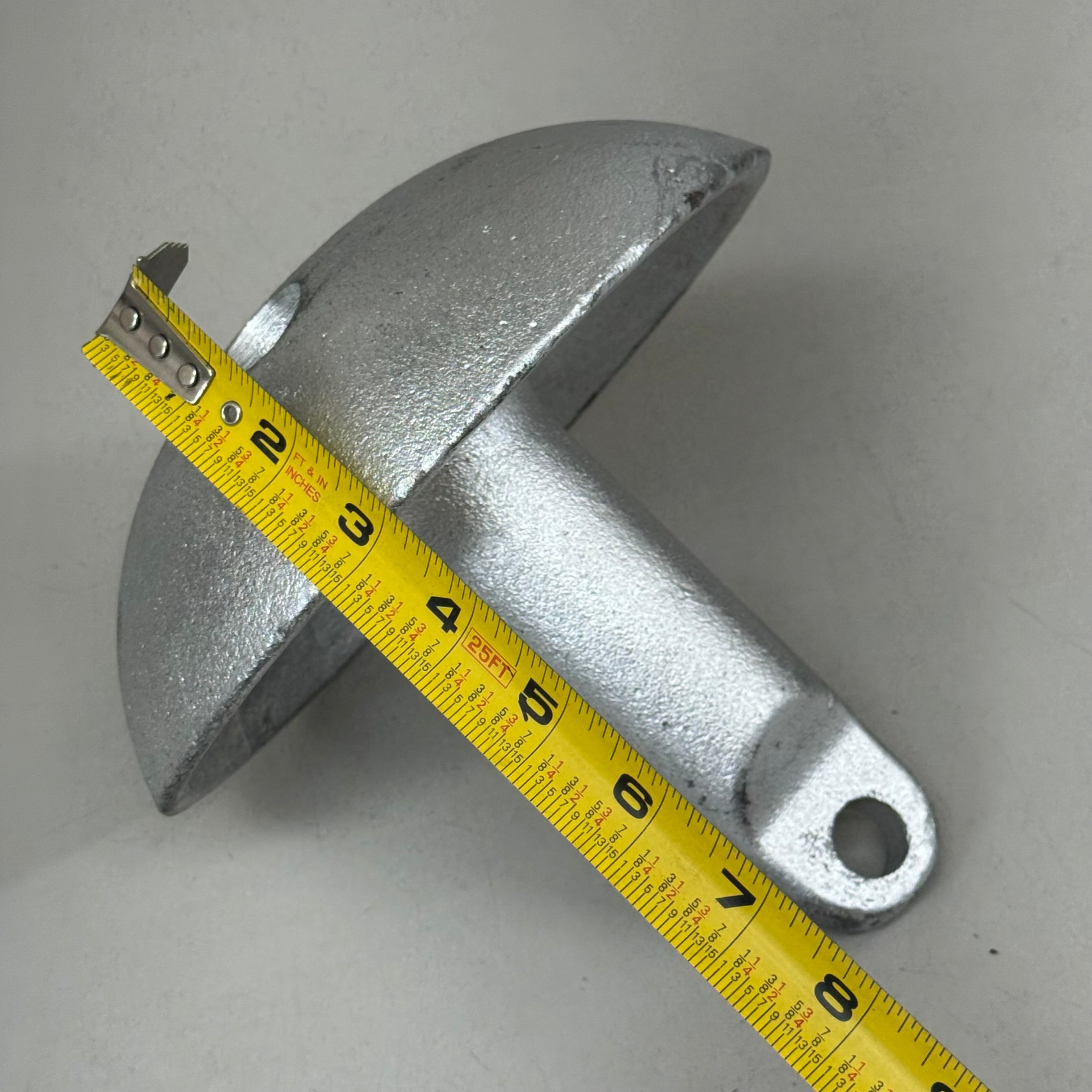 ATTWOOD Aluminum-Plated Cast Iron Steel Mushroom Anchor 15lbs Silver