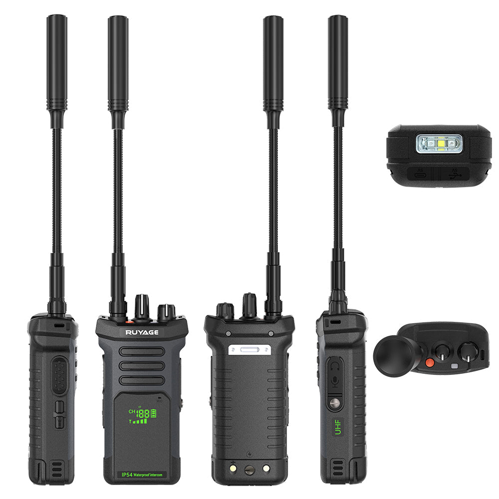RUYAGE RT10 20W High Power UHF Two Way Radio | Long Range Walkie Talkie