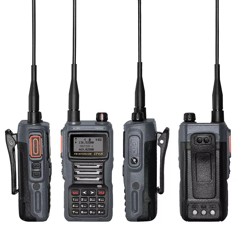 RUYAGE UV8D Dual Band Waterproof Walkie Talkie | IP68 UHF VHF Long Range Two Way Radio