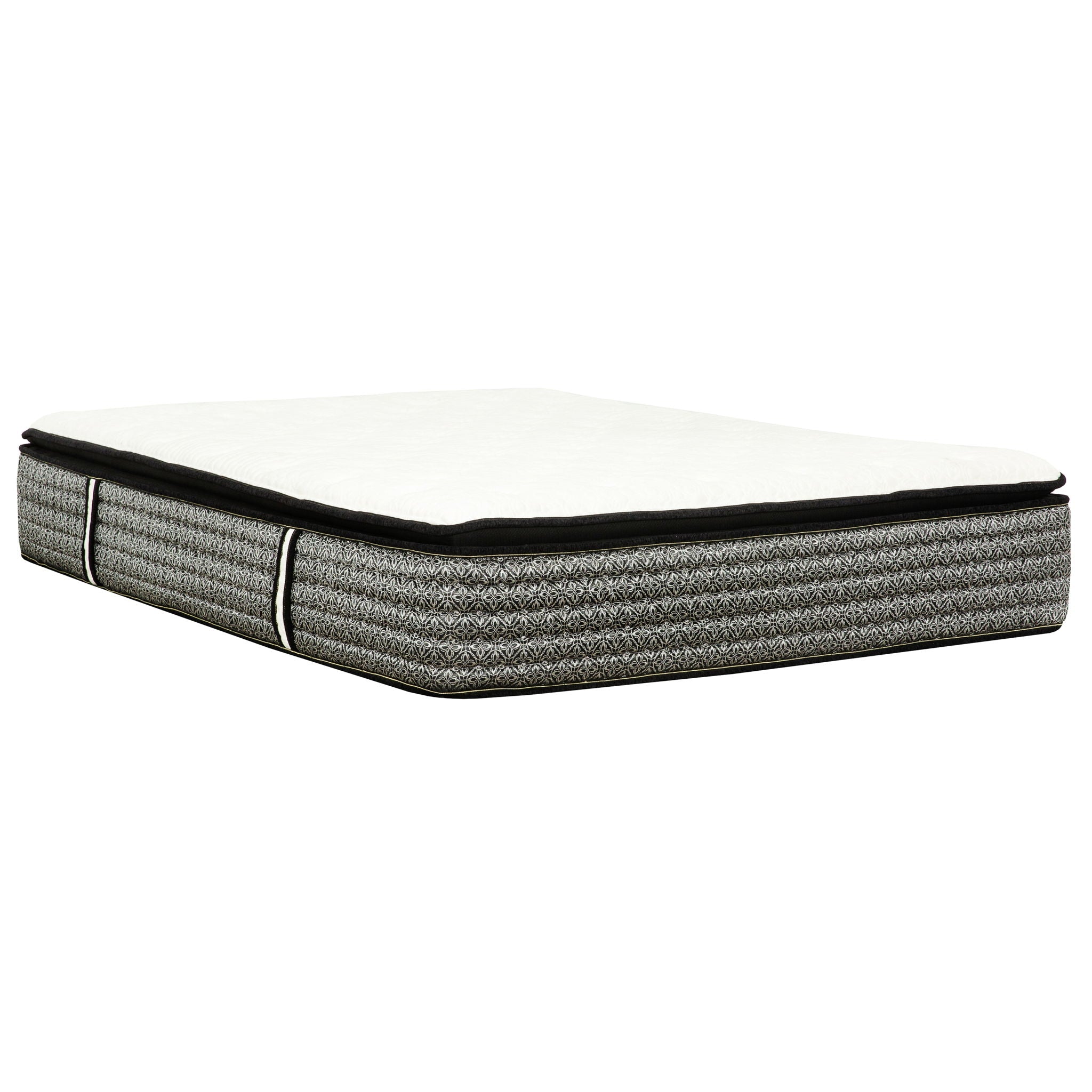 14" Premium Hybrid Mattress In A Box Plush Gel Memory Foam Top With Cooling Technology - Gray / White - Queen