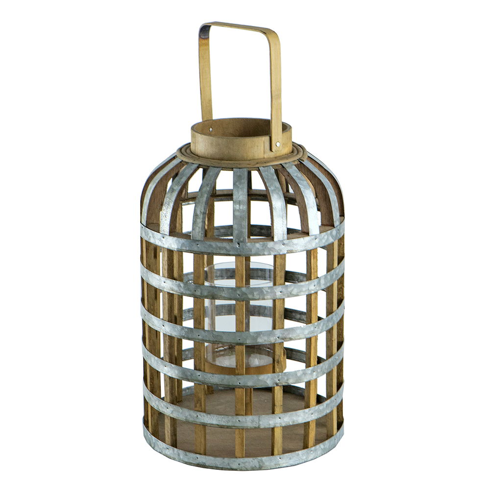 Decorative Lantern With Handle Wooden Lantern For Indoor Outdoor Home Garden Wedding