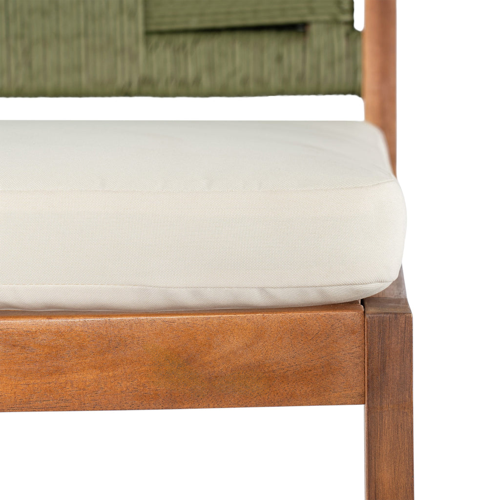 Outdoor Acacia Wood Bar Stools (Set of 2)
