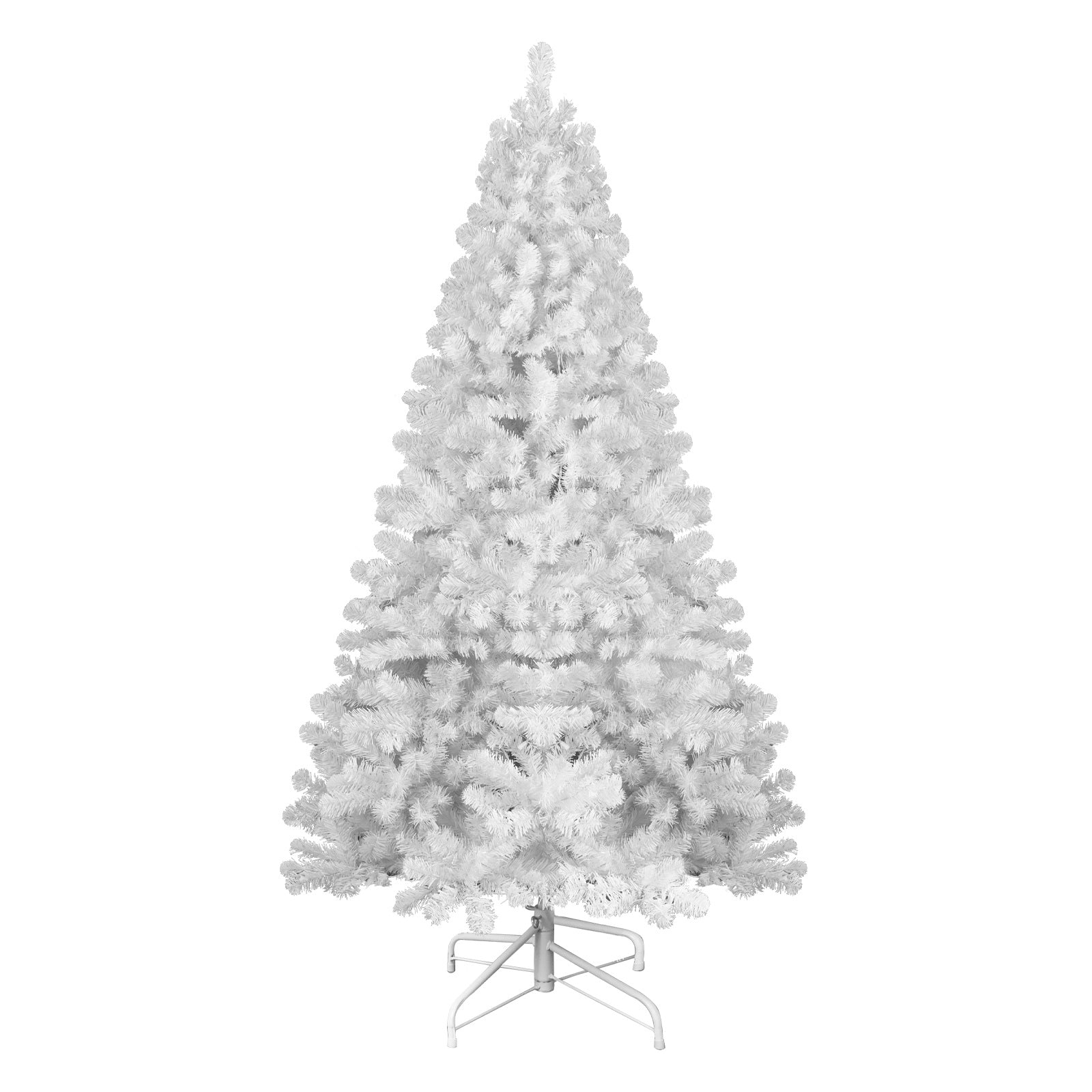 7ft White Christmas Tree with Memory Wire and 1064 Tips
