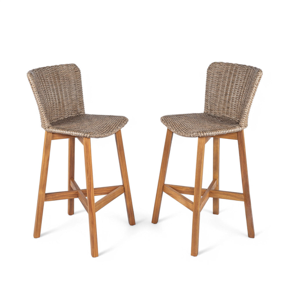 Lymington Outdoor Bar Stool Set of 2