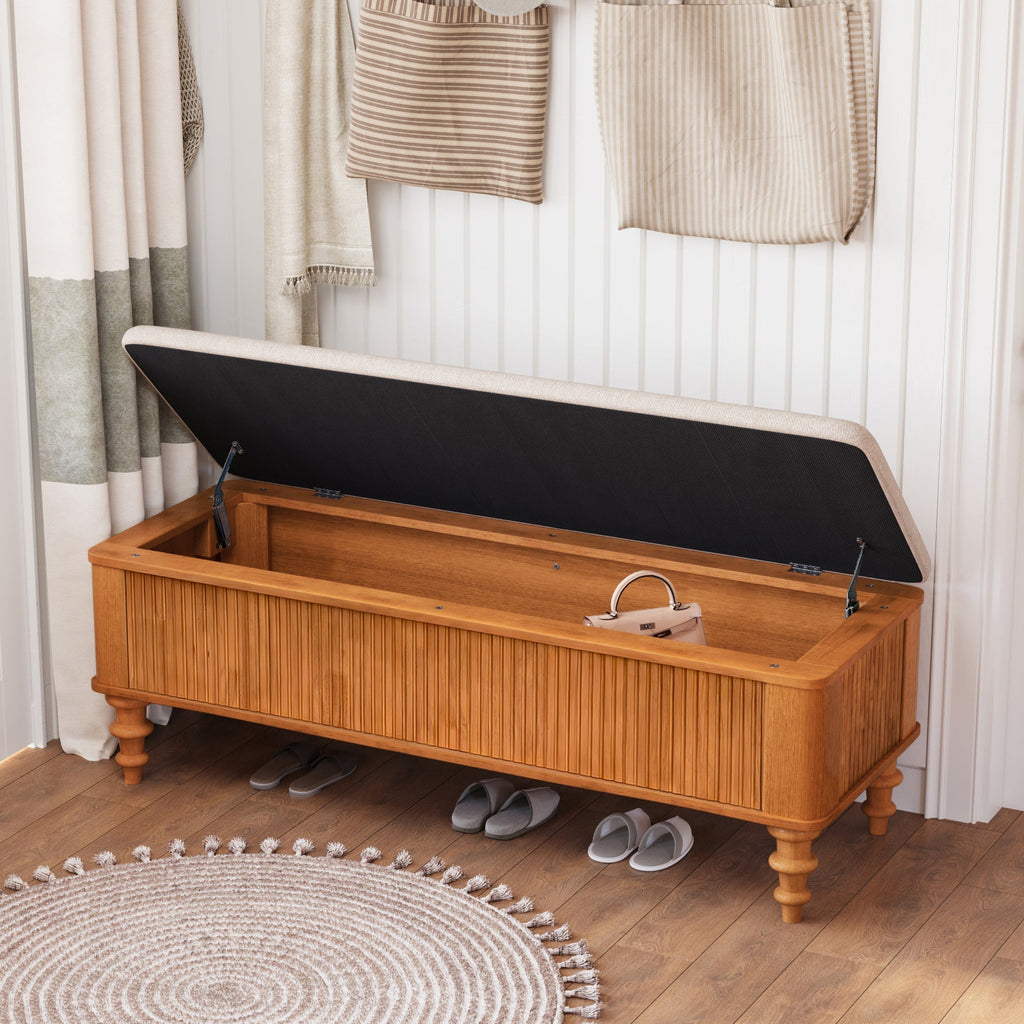 50.8-Inch Multi-Functional Storage Ottoman Bench