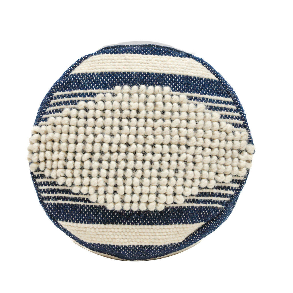 Diamond - Handcrafted Cylindrical Pouf