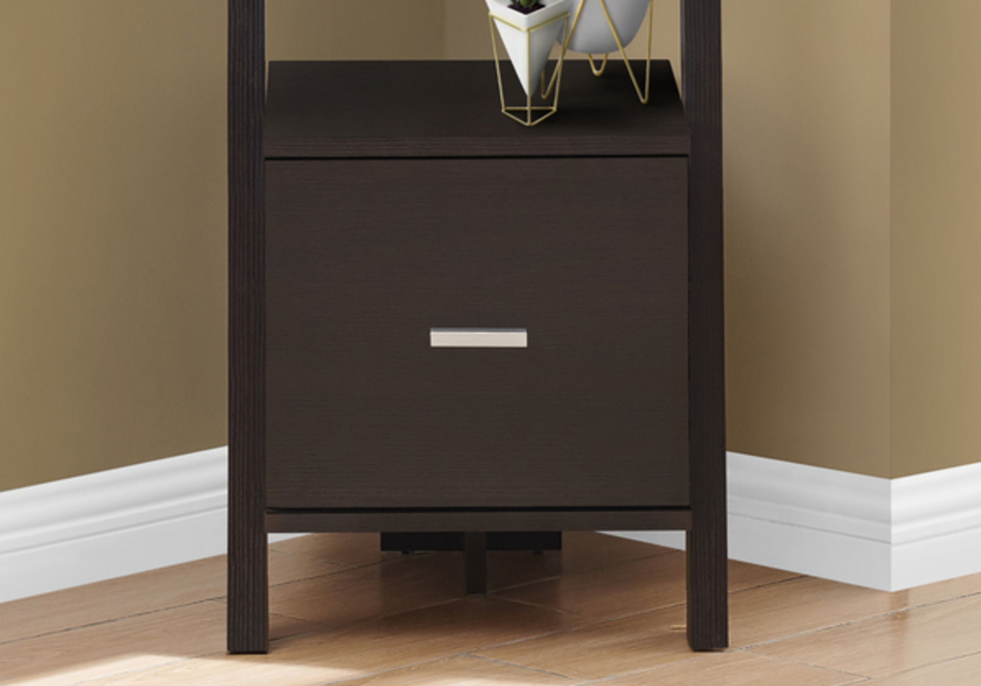 Contemporary Corner Ladder Bookshelf for Office