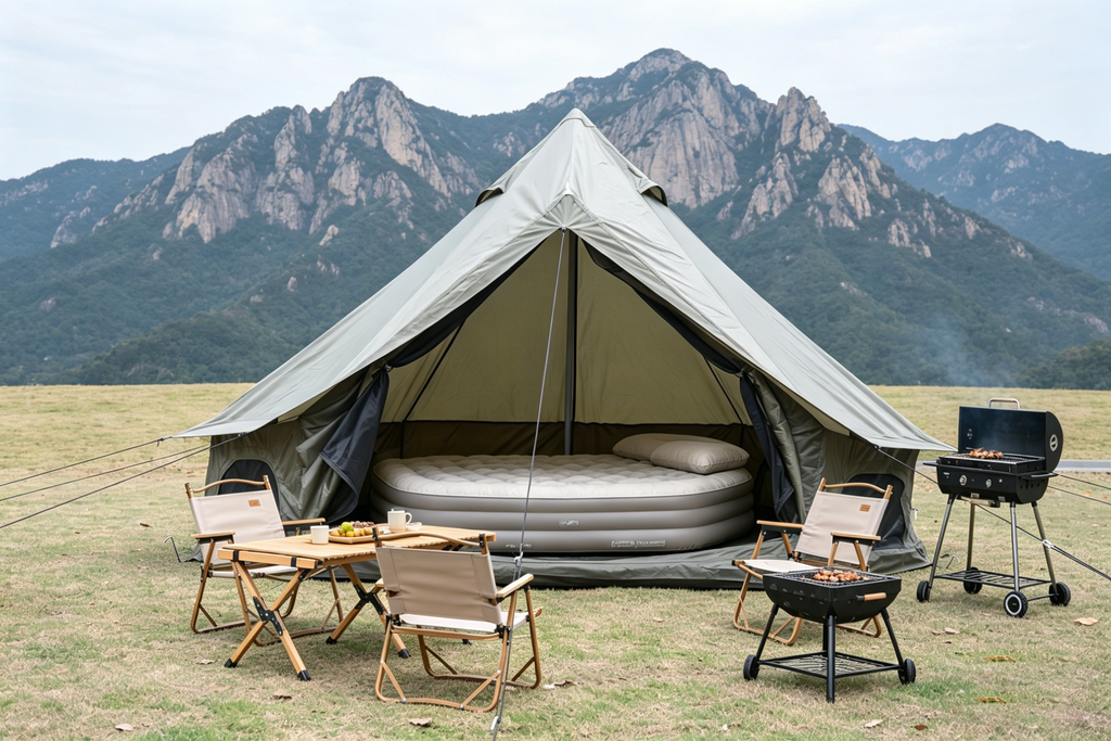 Oxford Bell Tent for Family Camping - Spacious 9.8ft Yurt