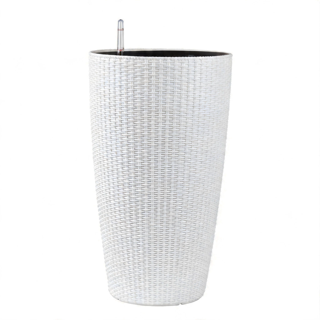 Tall Planters Set With Water Level Monitor And Auto Watering