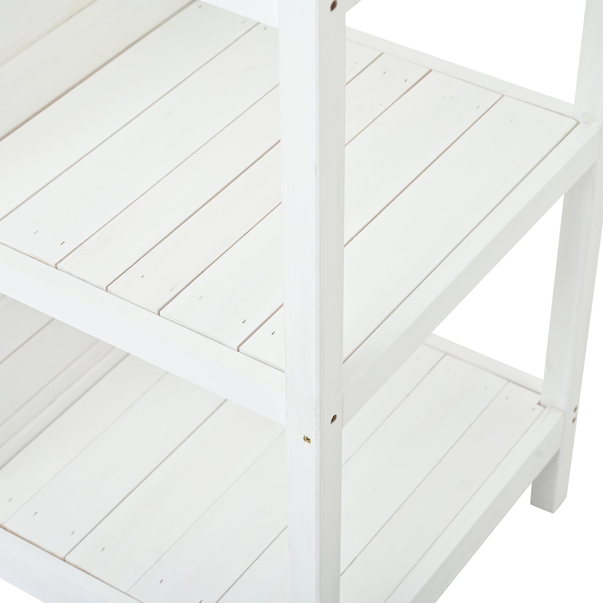 Topmax 66" Large Outdoor Farmhouse Wooden Potting Bench Table