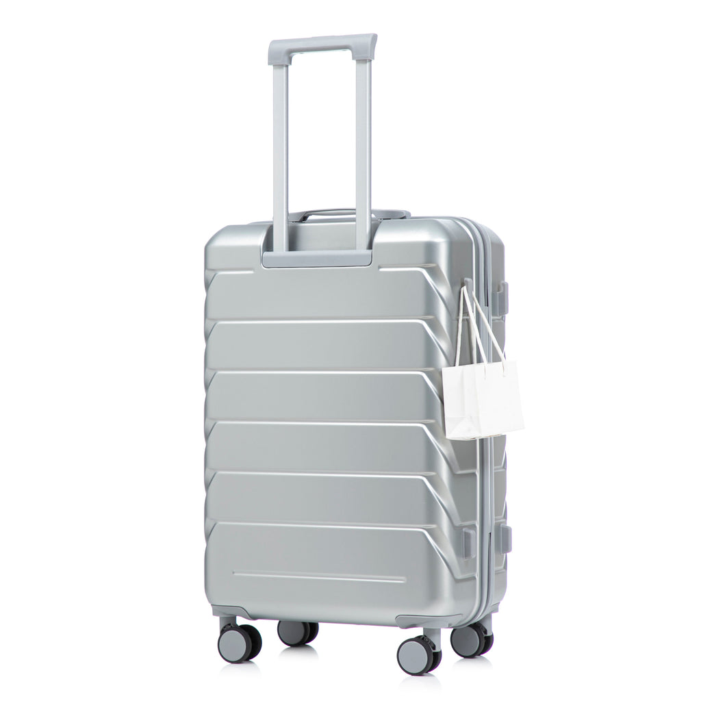 3-Piece ABS Spinner Wheel Luggage Set with Combination Lock