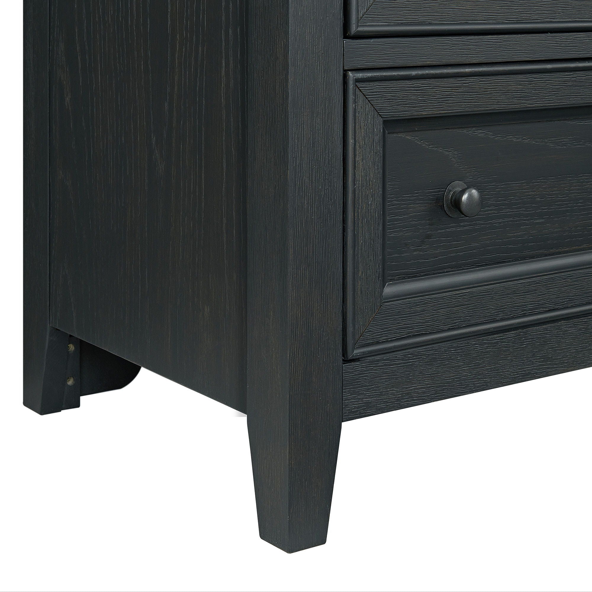 6 Drawer Chest With Knobs And Smooth Slides