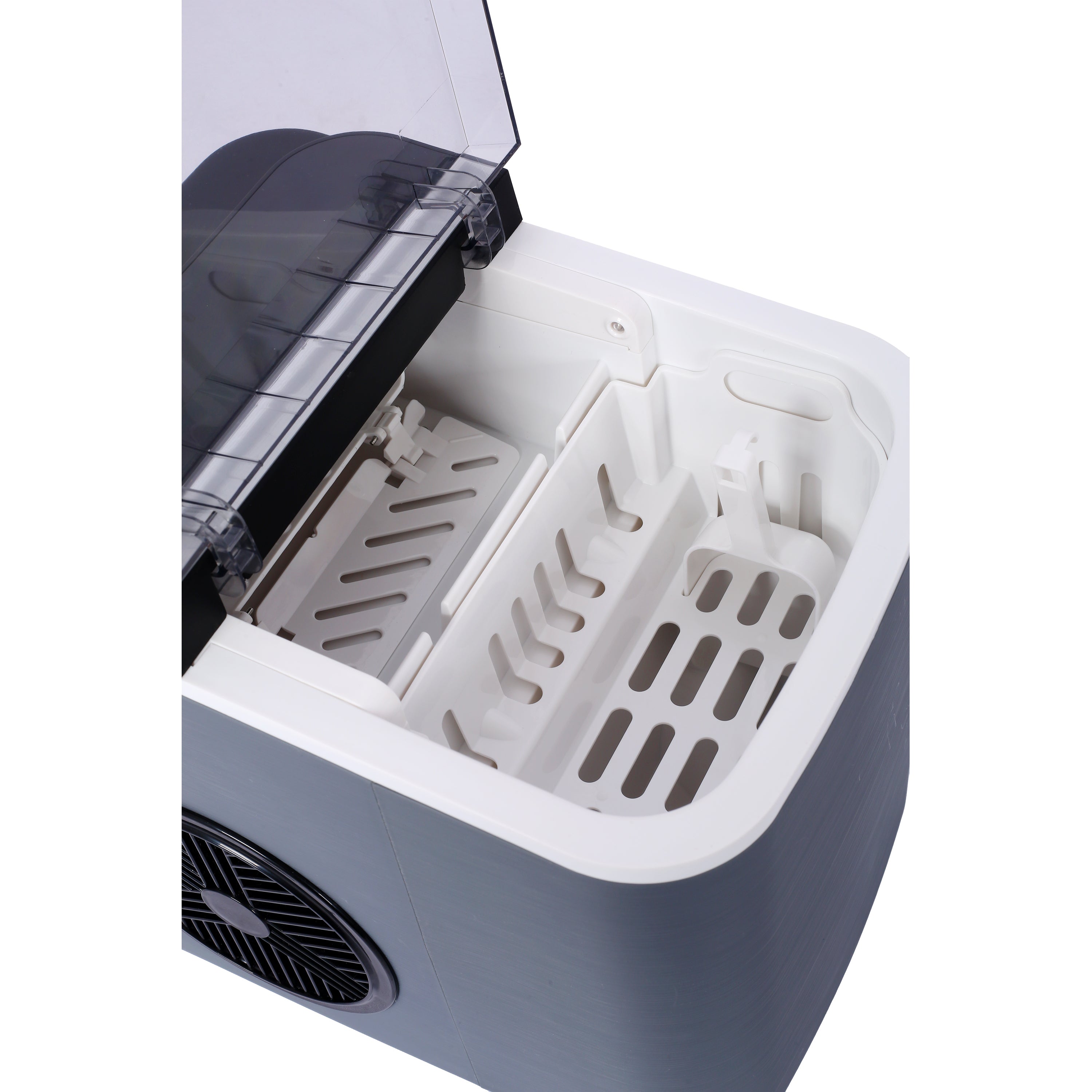 Portable Countertop Ice Maker with Self-Cleaning Function