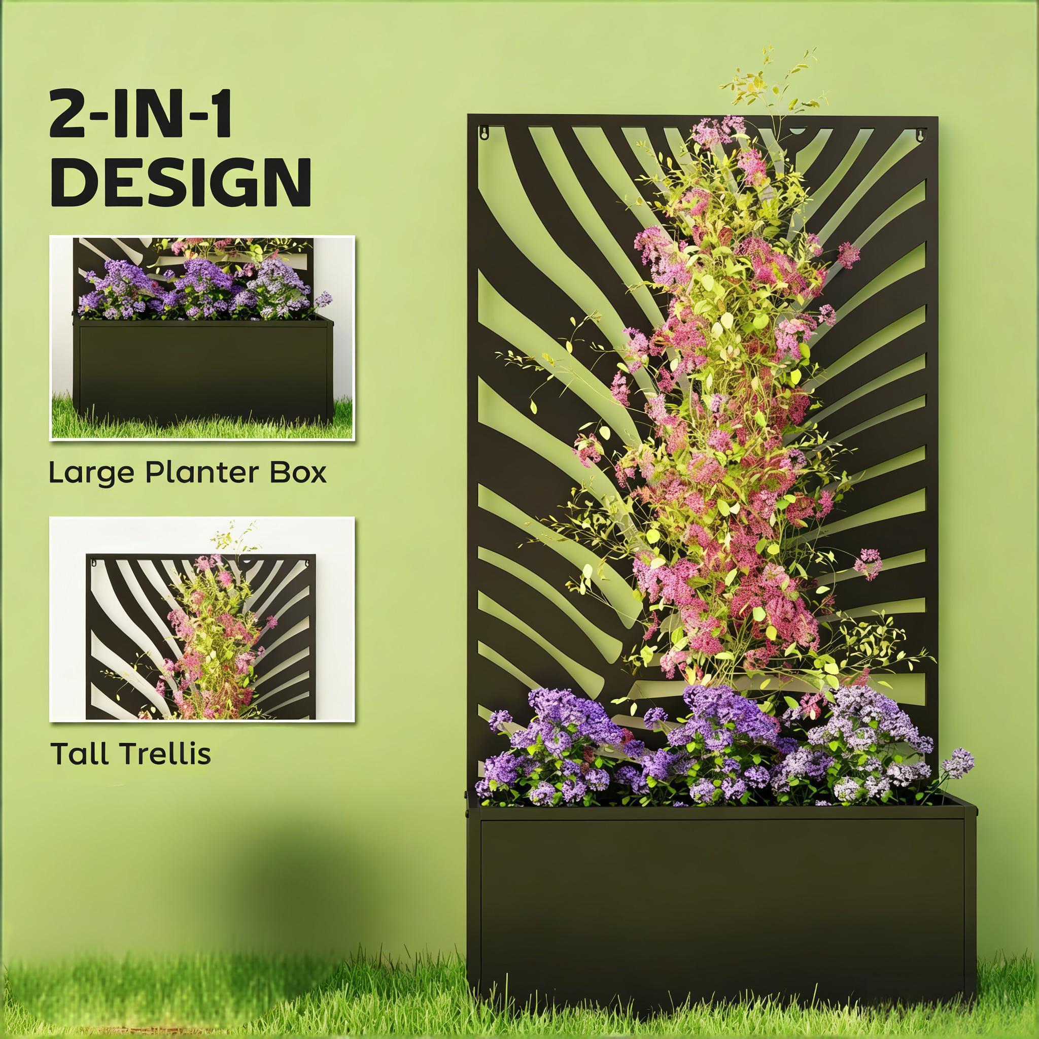 Freestanding Plant Bed, Wall Mounted Flower Bed, Raised Garden Bed