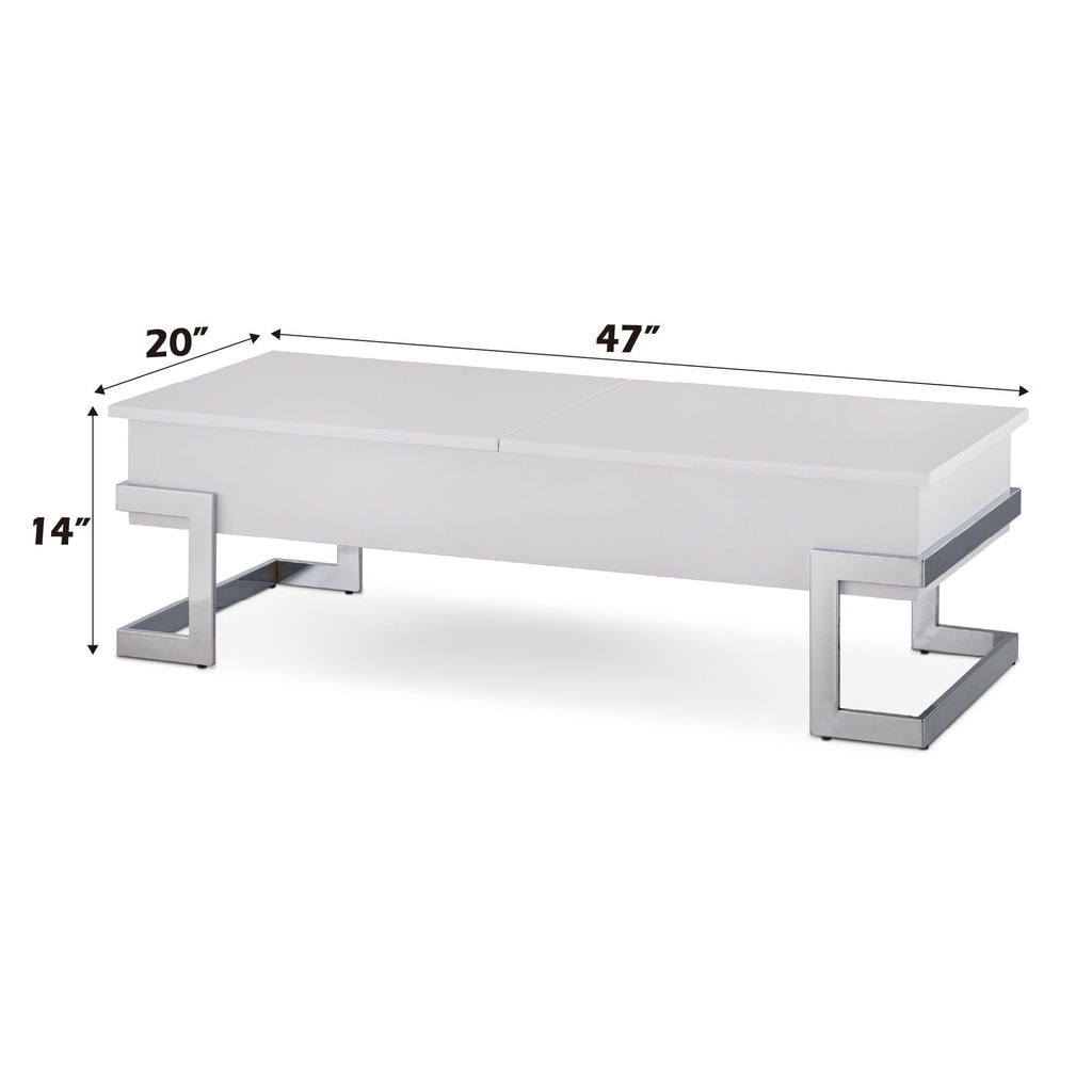 Calmam High Gloss Coffee Table With Lift Top