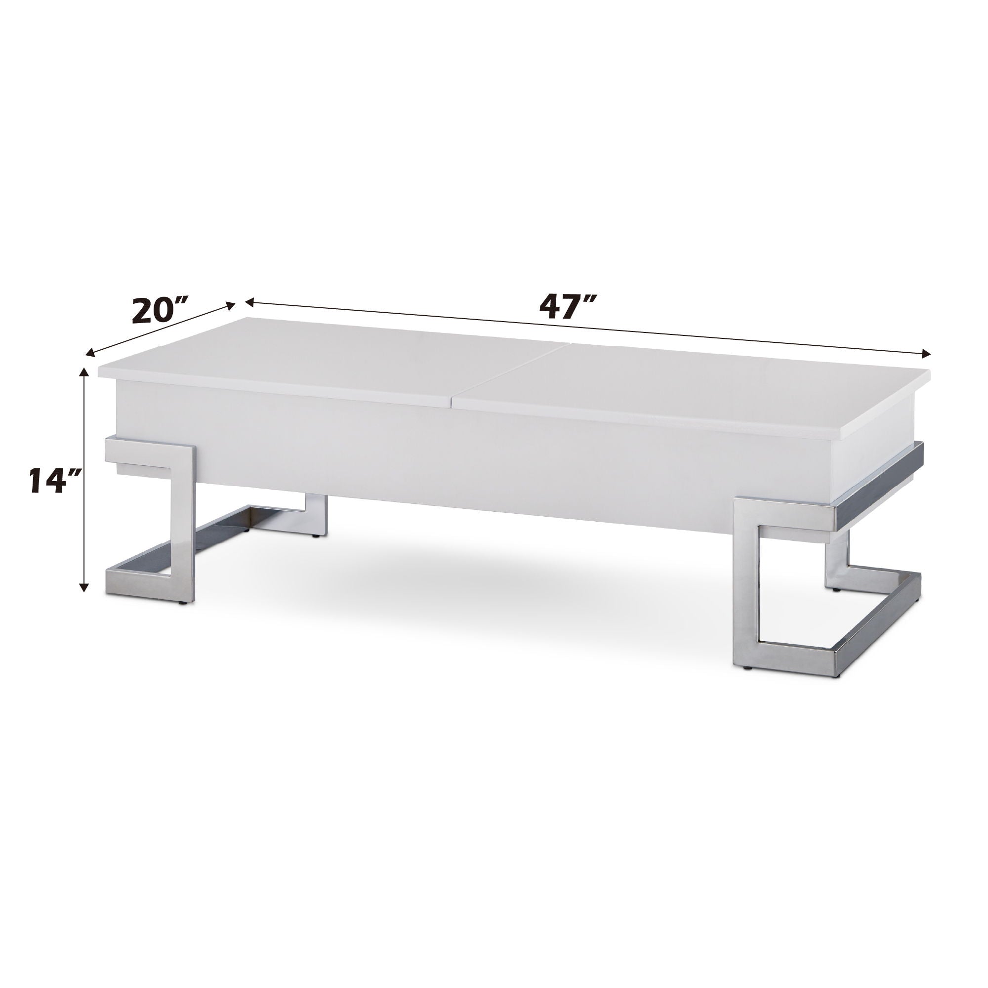 Calmam High Gloss Coffee Table With Lift Top
