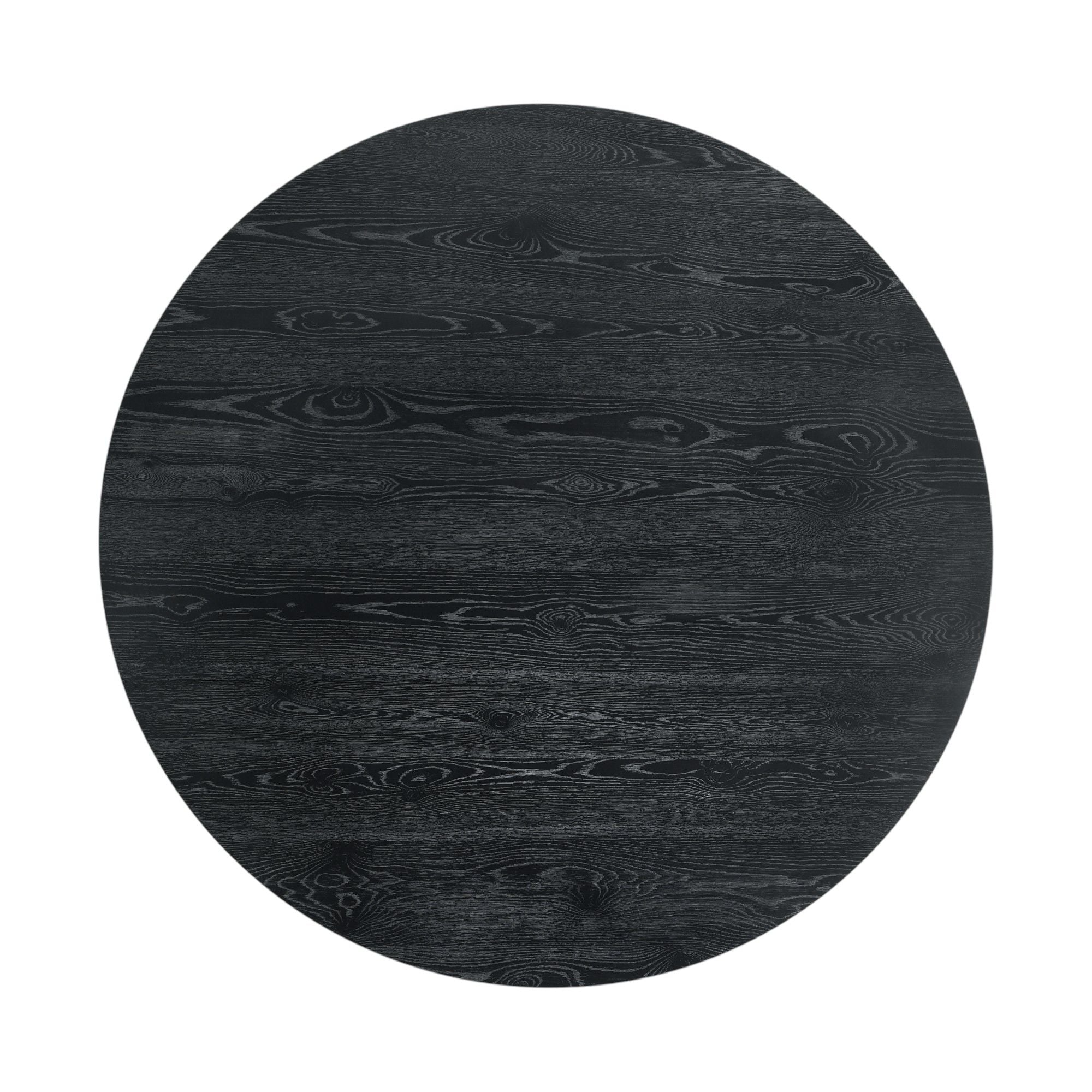 Froja - Manufactured Wood Round Dining Table - Black