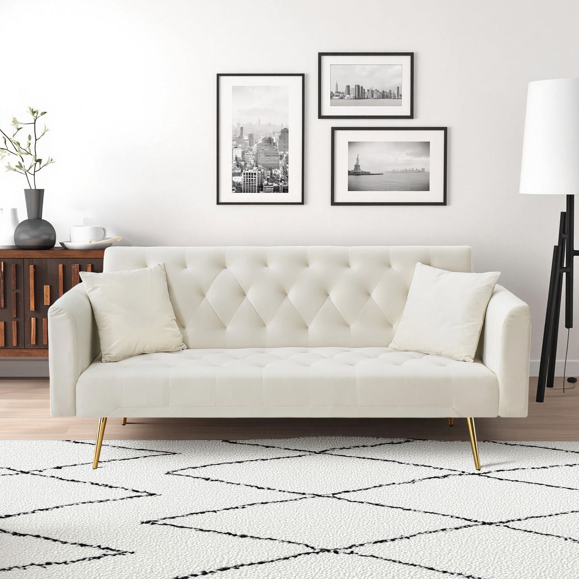 Convertible Double Folding Living Room Sofa Bed