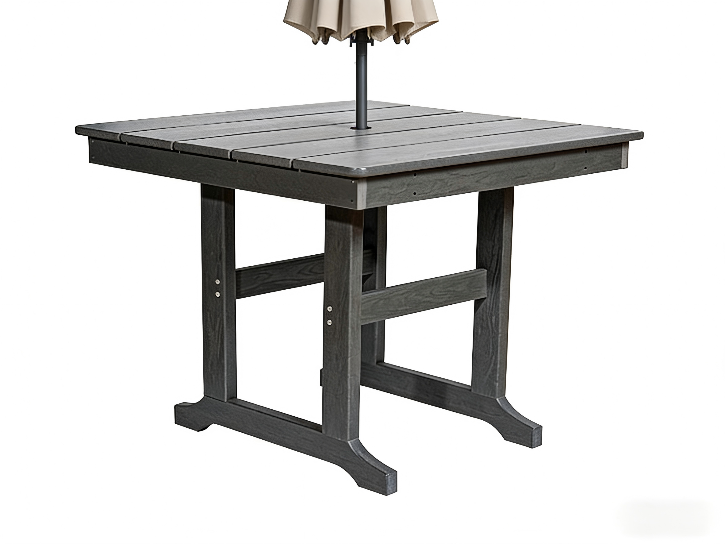 HDPE Outdoor Patio Dining Set with Table and 4 Chairs