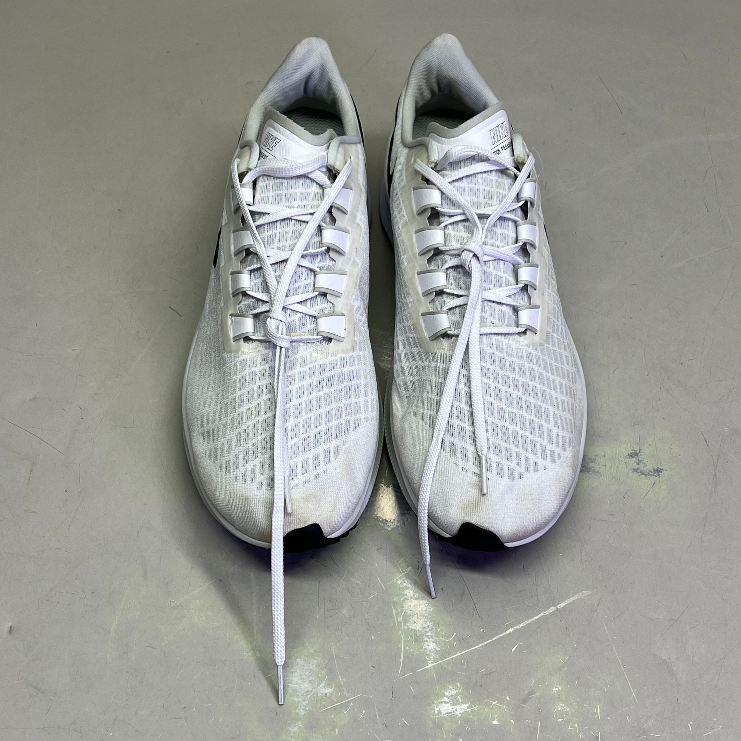 NIKE Zoom Pegasus 37 Shoes Men's Sz 14 White (Pre-Owned)