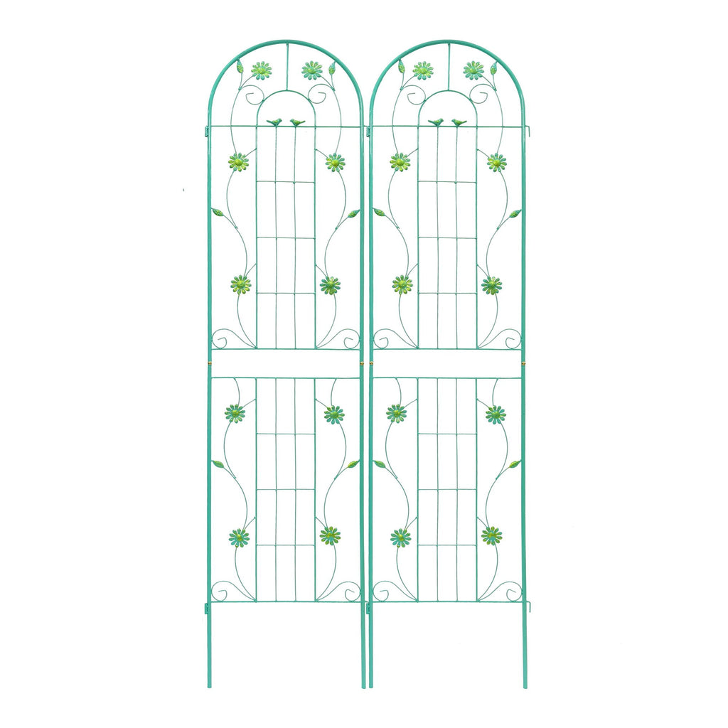 Metal Garden Trellis Rustproof Trellis For Climbing Plant Outdoor Flower Support