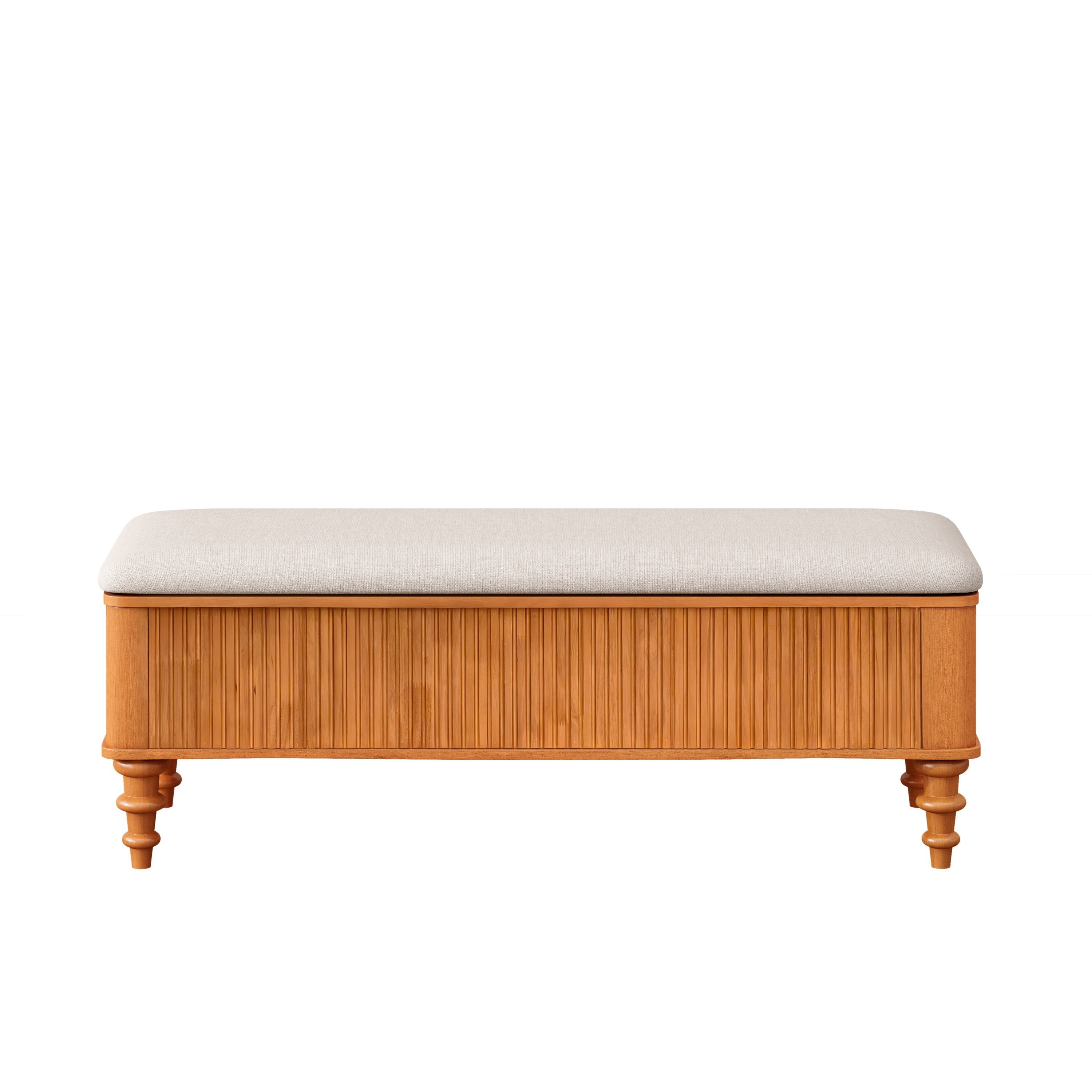 50.8-Inch Multi-Functional Storage Ottoman Bench