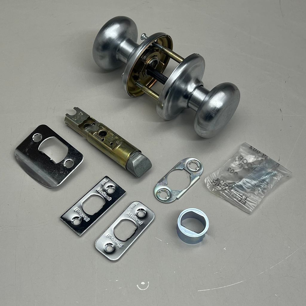 KWIKSET Passage Hancock Door Lock Knob 720H 26D Satin Chrome 97200956
