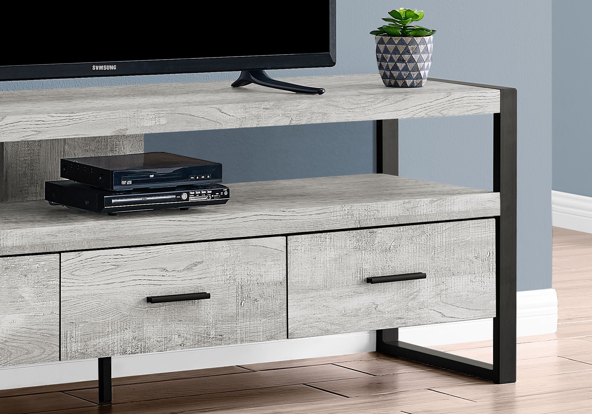 TV Stand Console Media Entertainment Center with Storage Drawers
