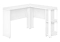 L-Shaped Corner Computer Desk with Storage Shelves