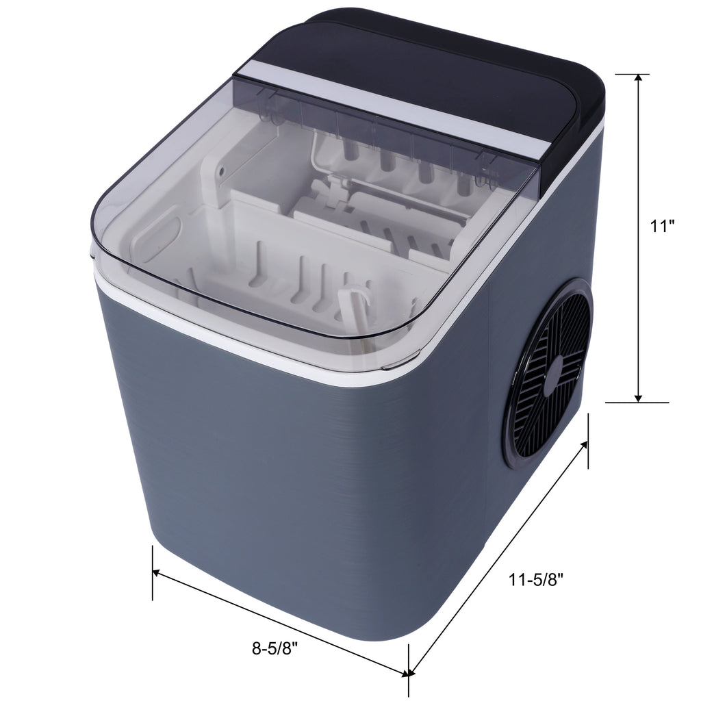 Portable Countertop Ice Maker with Self-Cleaning Function