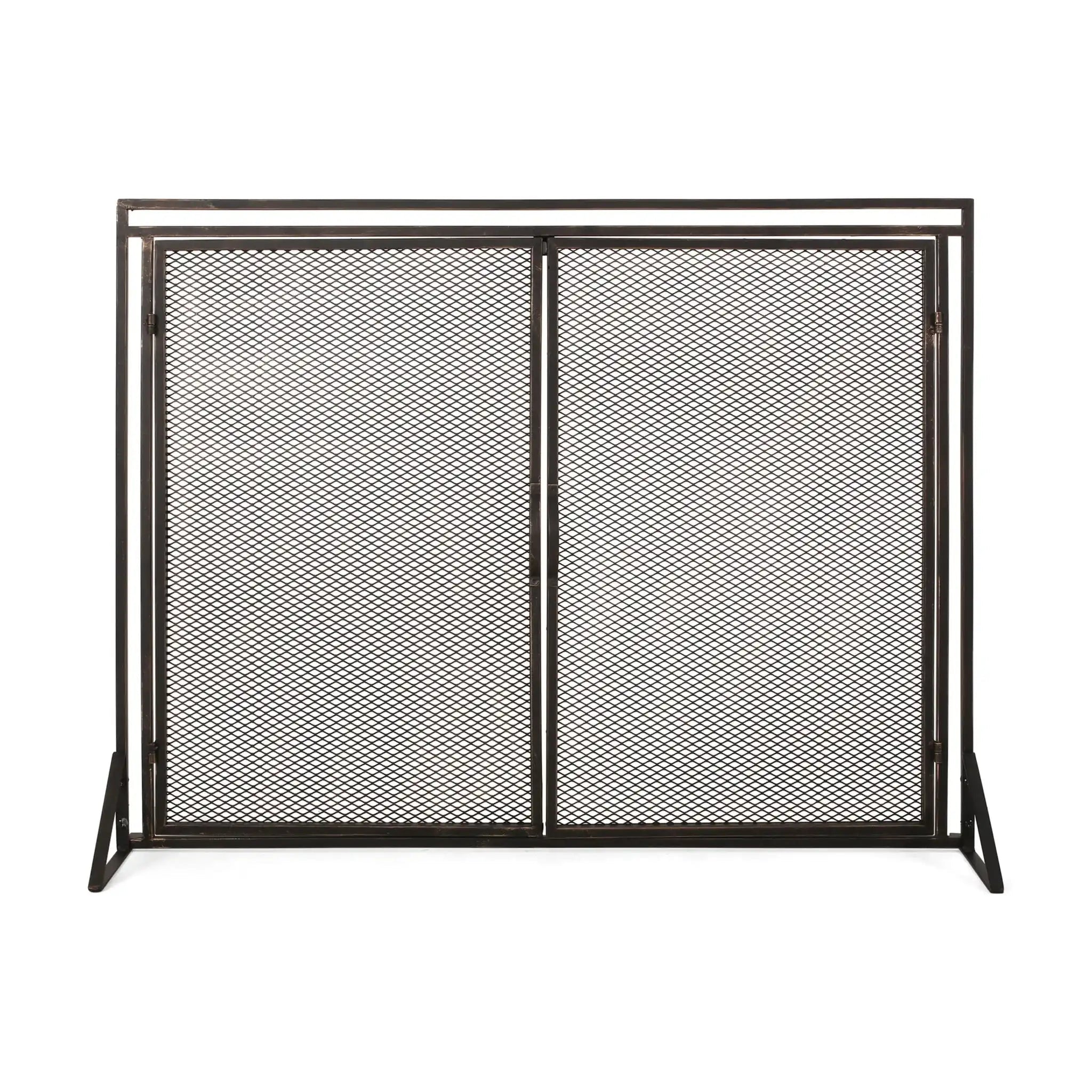 Samantha Iron Fireplace Screen 2 Door Design
