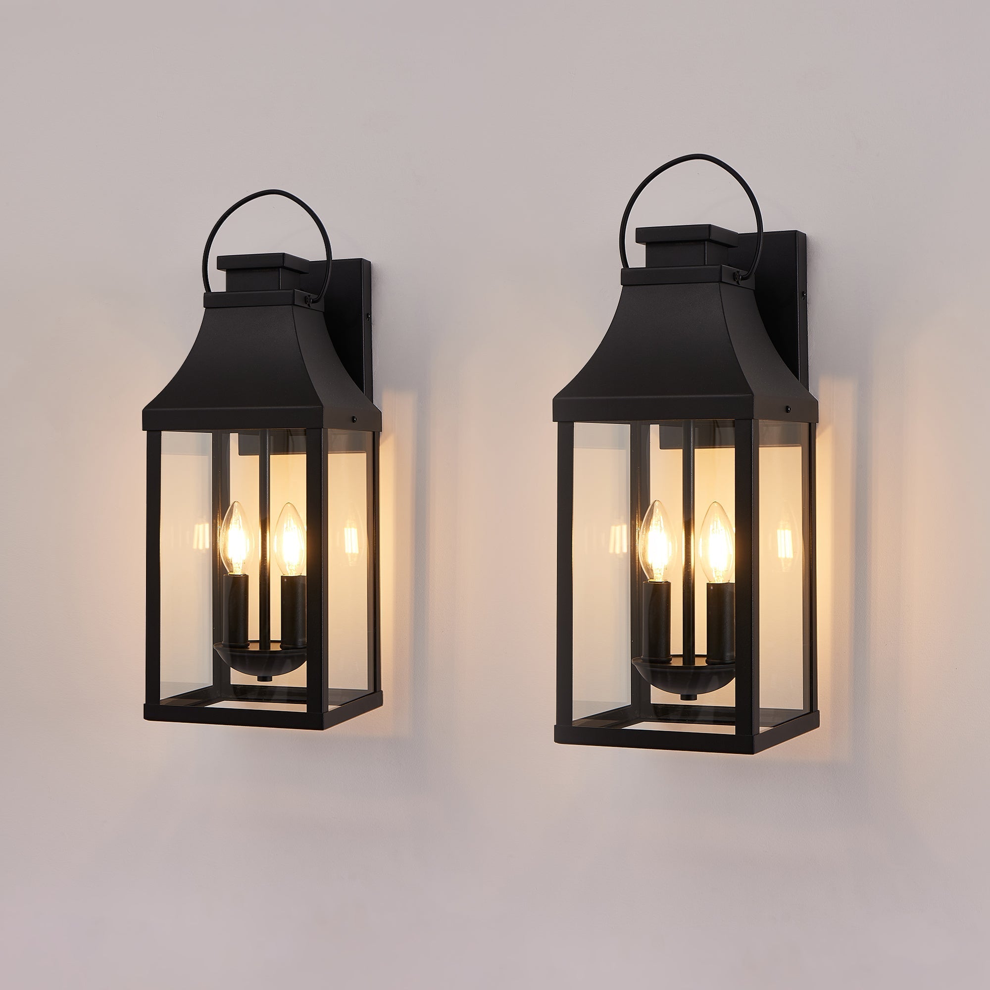 20" Outdoor Wall Light 2-Pack