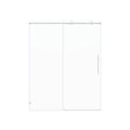 Frameless, Single Sliding Soft Close Shower Doors, 5/16" Sgcc Tempered Glass